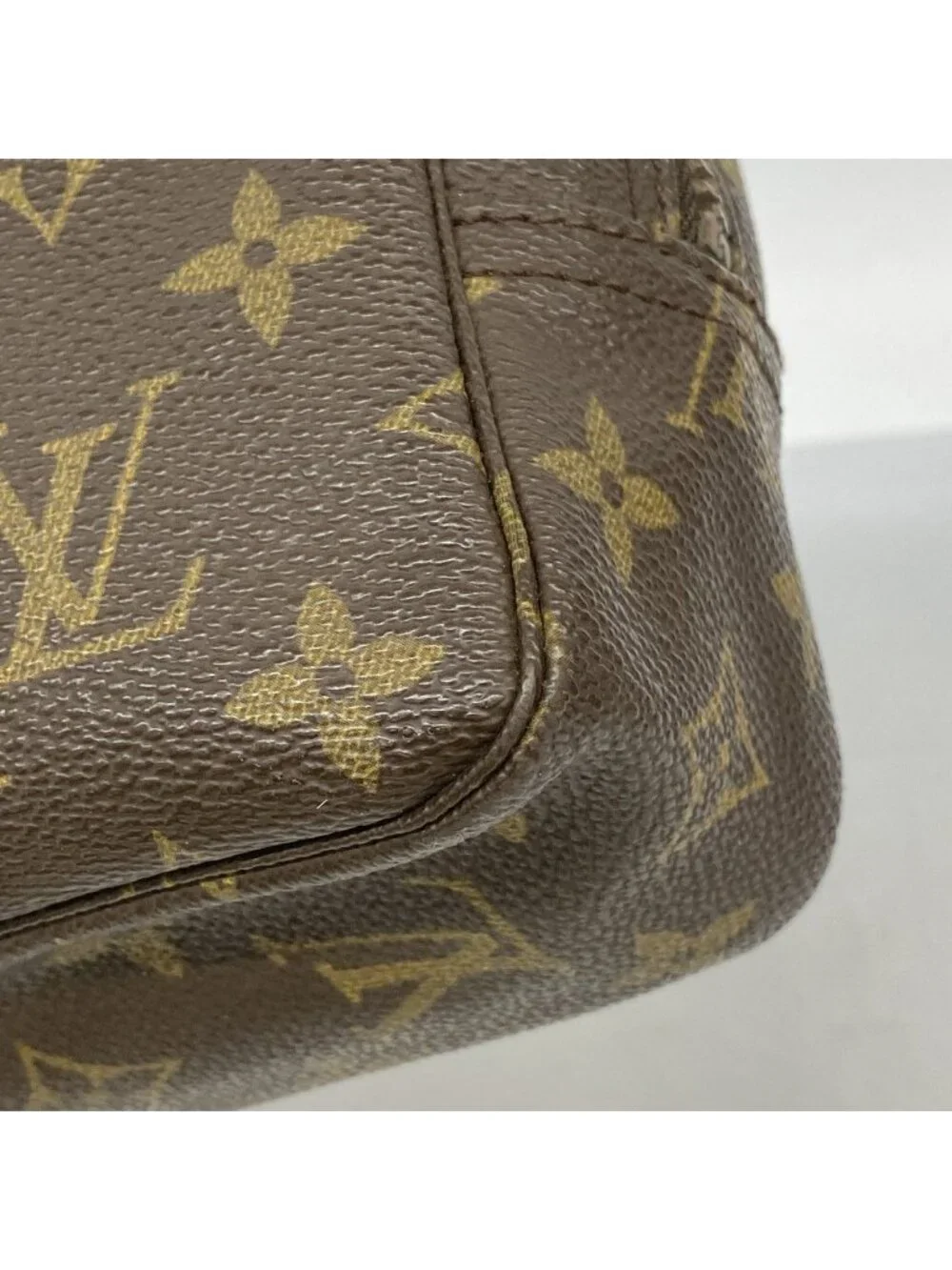 ★SOLD★ Louis Vuitton Pouch Monogram Trousse Toilet 23 Brown - Picture 8 of 9